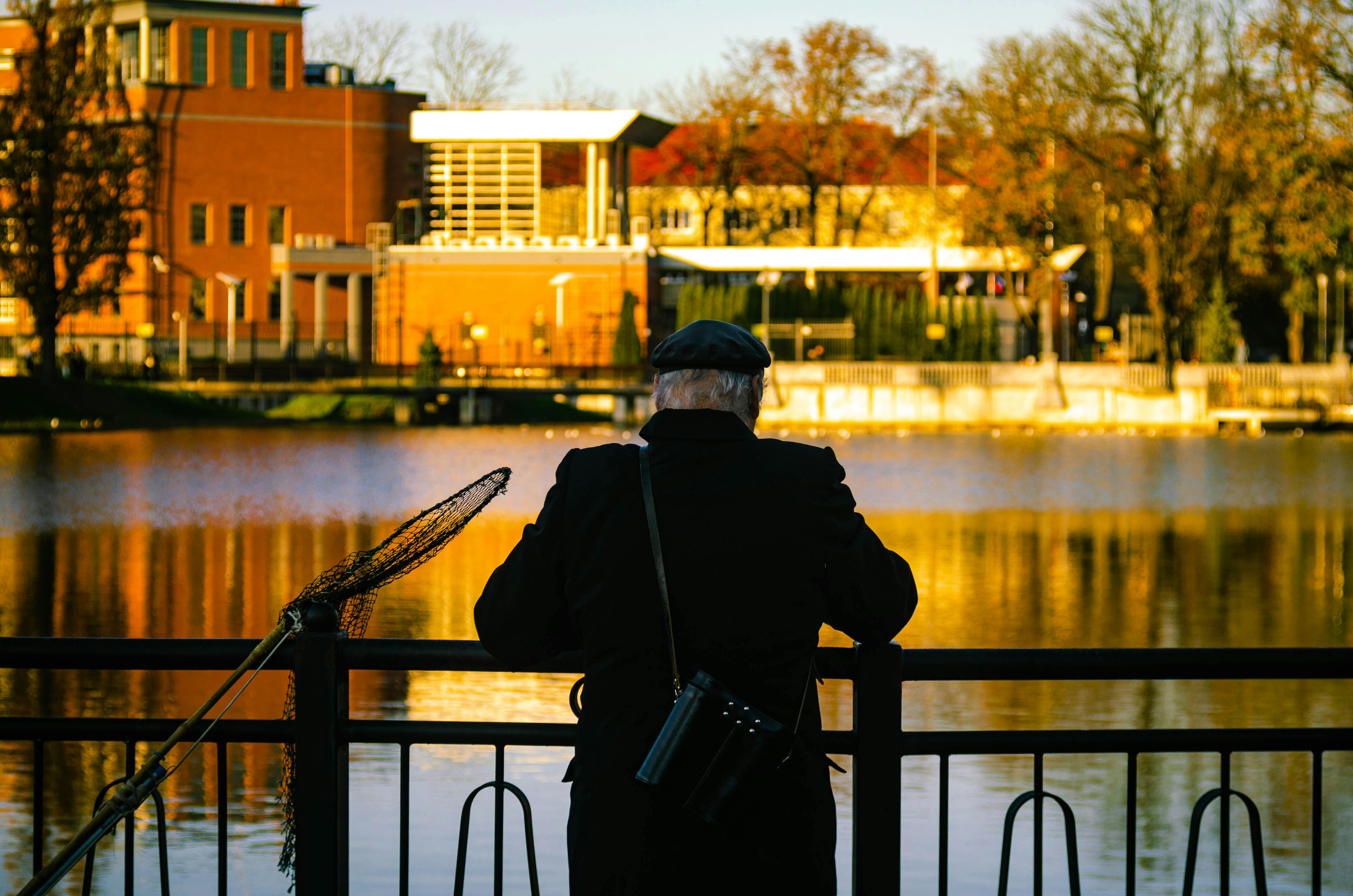 Lonely Fisherman ?? Free Stock Photo