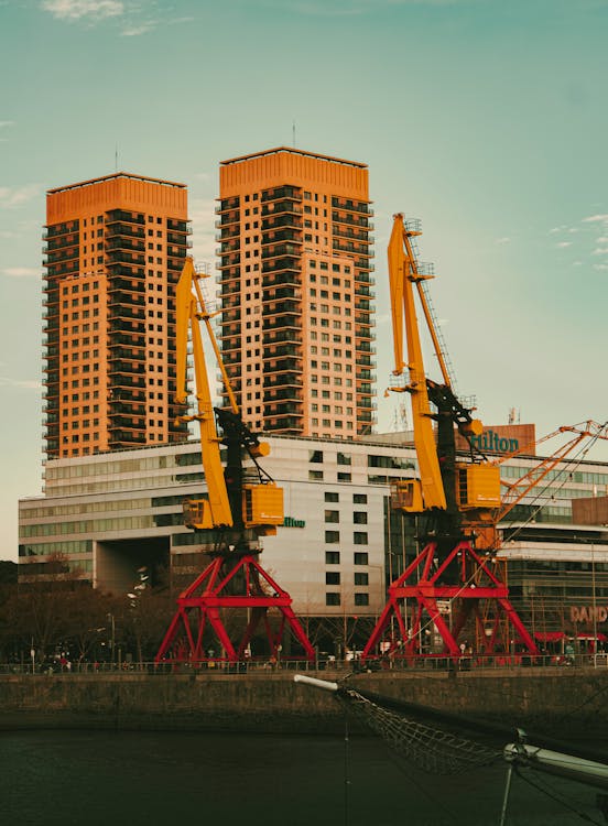 Twin Skyscrapers in Puerto Madero