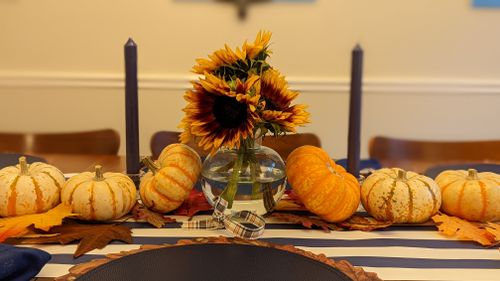 Free Thanksgiving Table Stock Photo