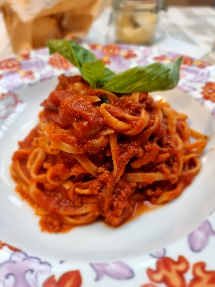 Spaghetti On A Plate 