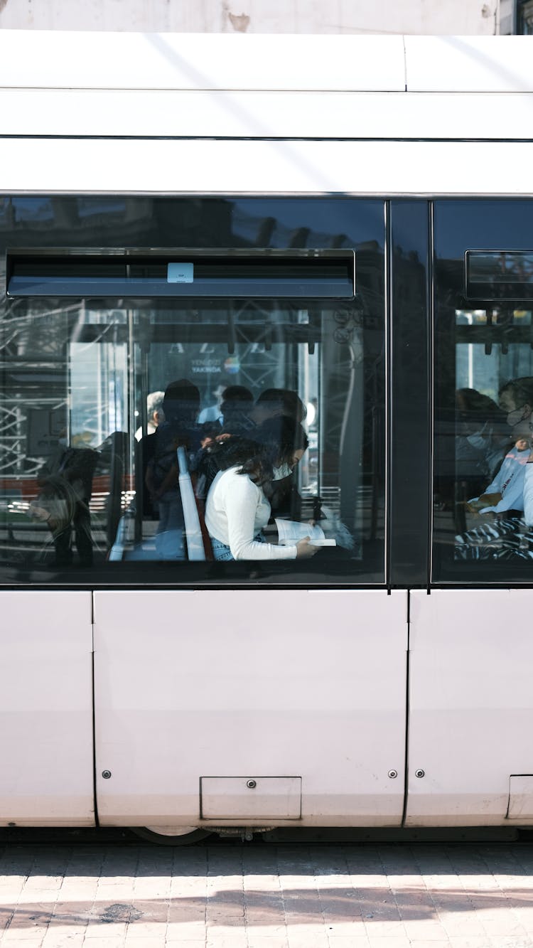 People Riding Bus