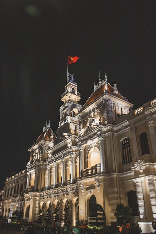 The Ho Chi Minh City Hall at Night