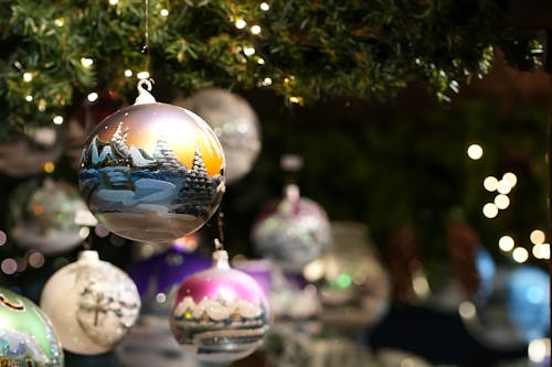 Foto d'estoc gratuïta de adorns, boles de nadal, decoració nadalenca