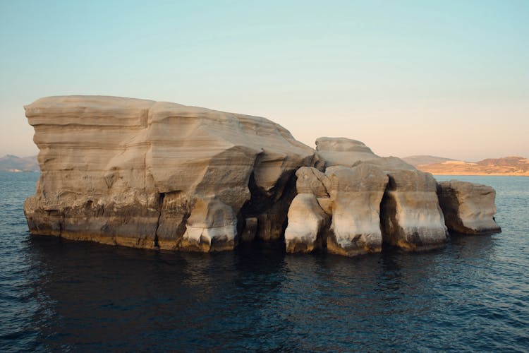 Rocks Formation On The Sea Bay