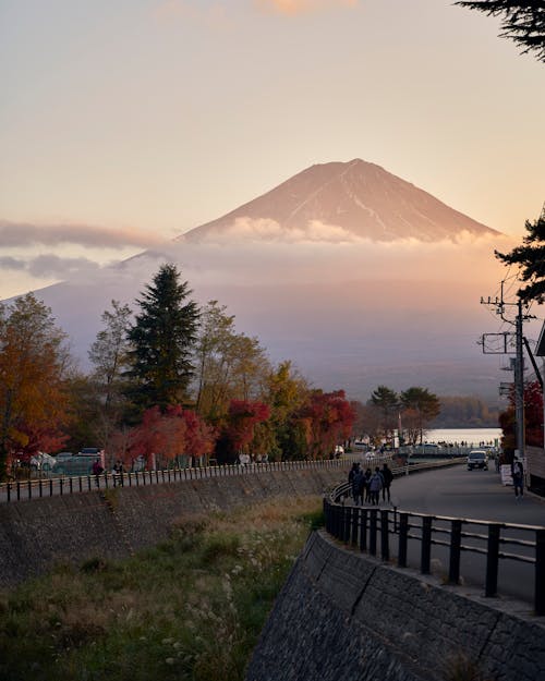 Darmowe zdjęcie z galerii z góra fuji, japonia, jesień