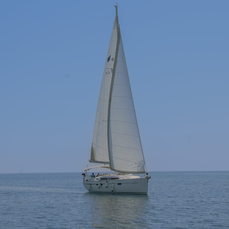 Boat Sailing At Sea