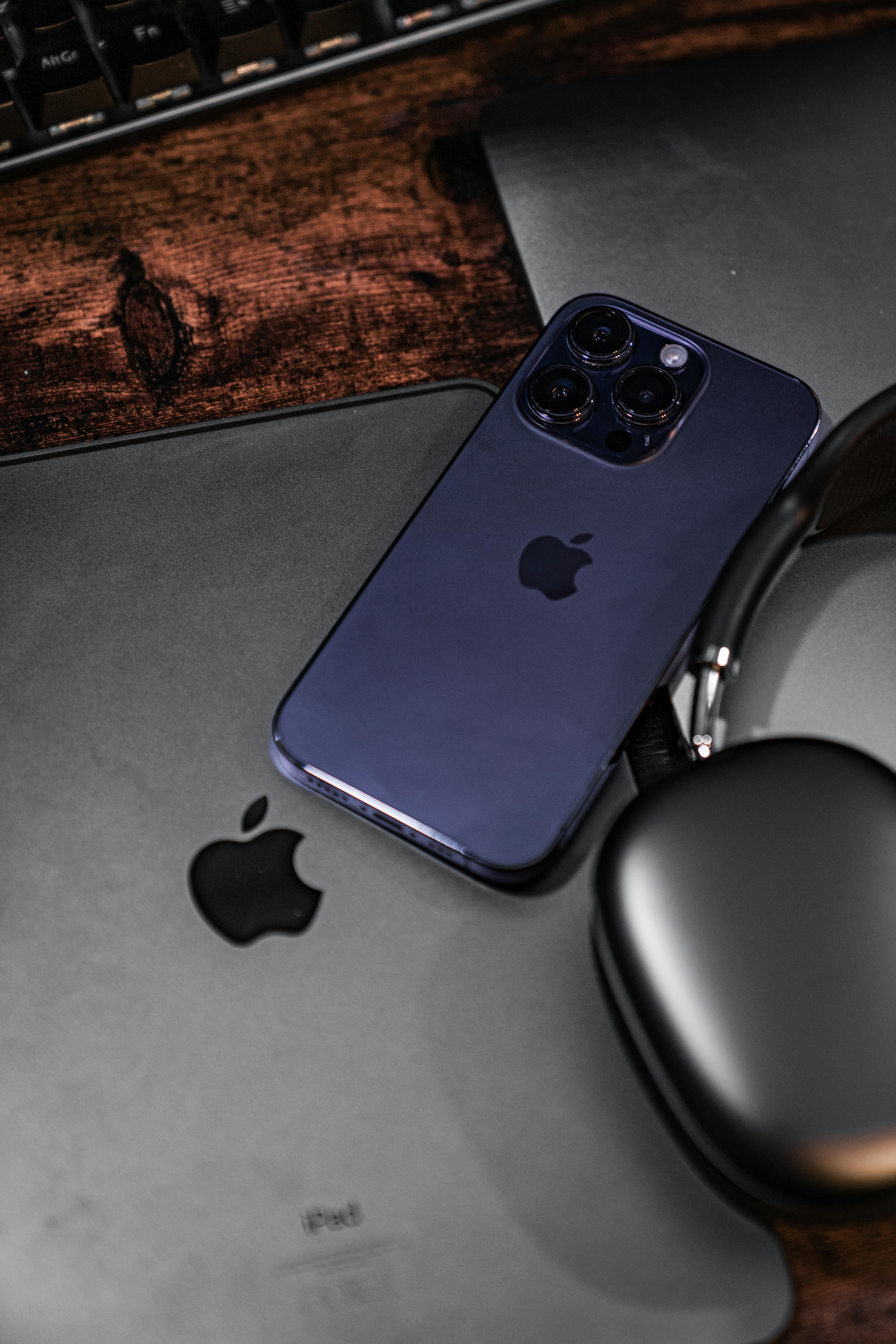 Apple Accessories on a Desk · Free Stock Photo