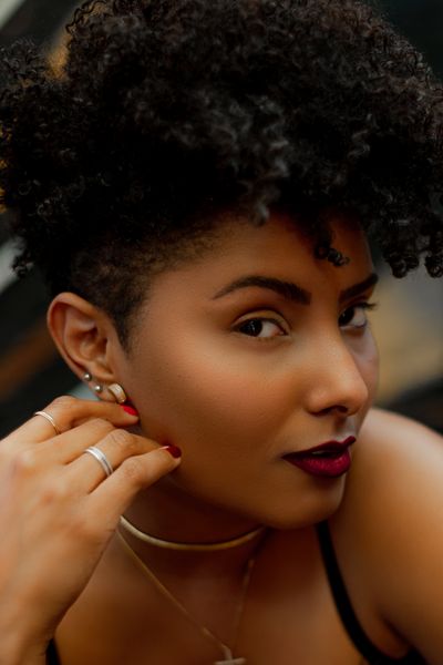 Curly bob with full volume