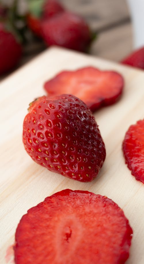 Closeup of Strawberries 
