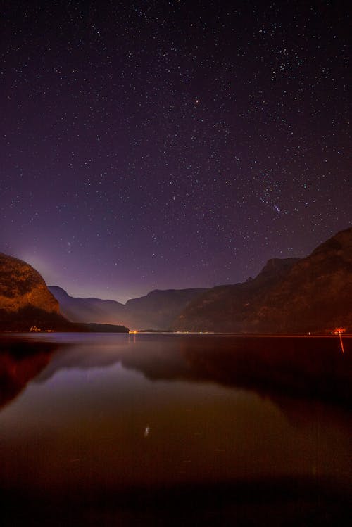 Foto d'estoc gratuïta de cel nocturn, estrelles, fotografia de paisatge