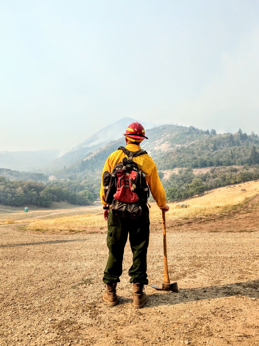 Vigilância de território florestal em zona de risco de incêndio