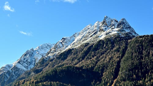 Mountain Covered with Snow