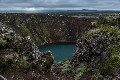 Foto d'estoc gratuïta de a l'aire lliure, aigua, cràter