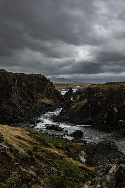 River in Between Cliffs