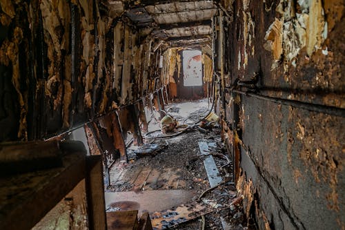 Free Rusted Hallway Stock Photo