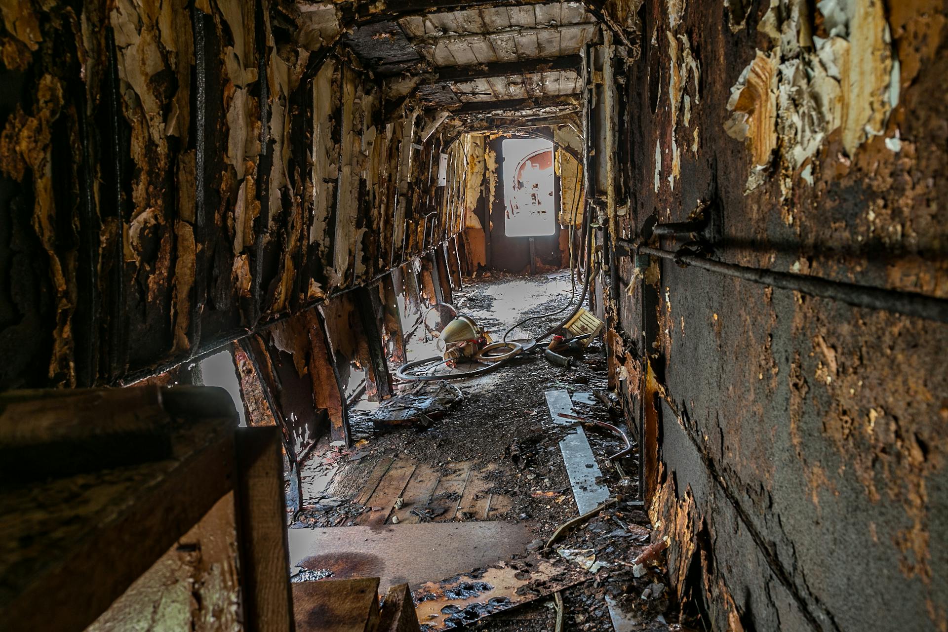 Rusted Hallway