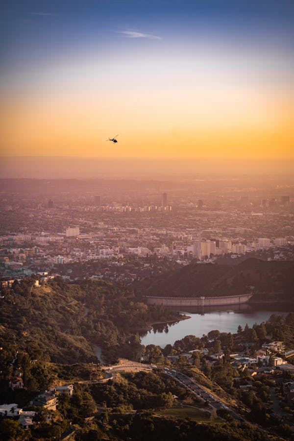 Los Angeles City depuis le ciel