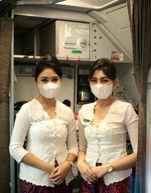 Free stock photo of airplane, batik air indonesia, cabin crew Stock Photo