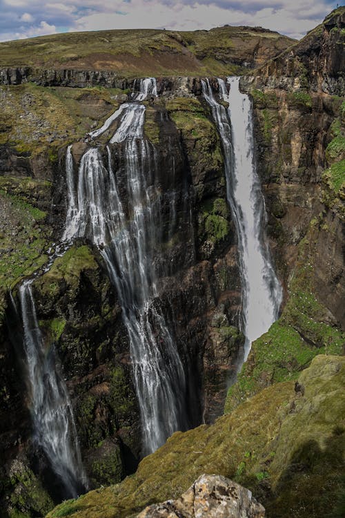 Imagine de stoc gratuită din apă, cascade, expunere lungă