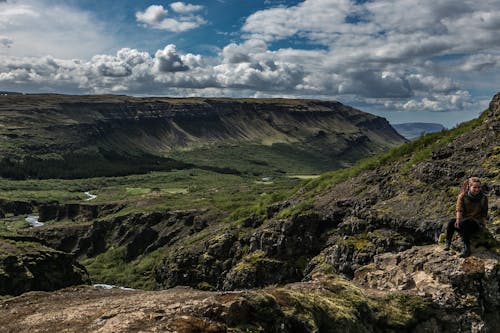 Landscape Photography of Woman Sitting