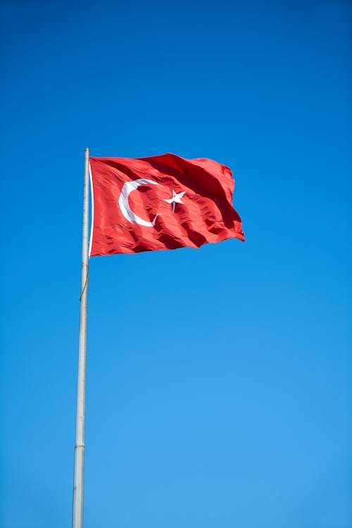 무료 터키 국기 사진 스톡 사진