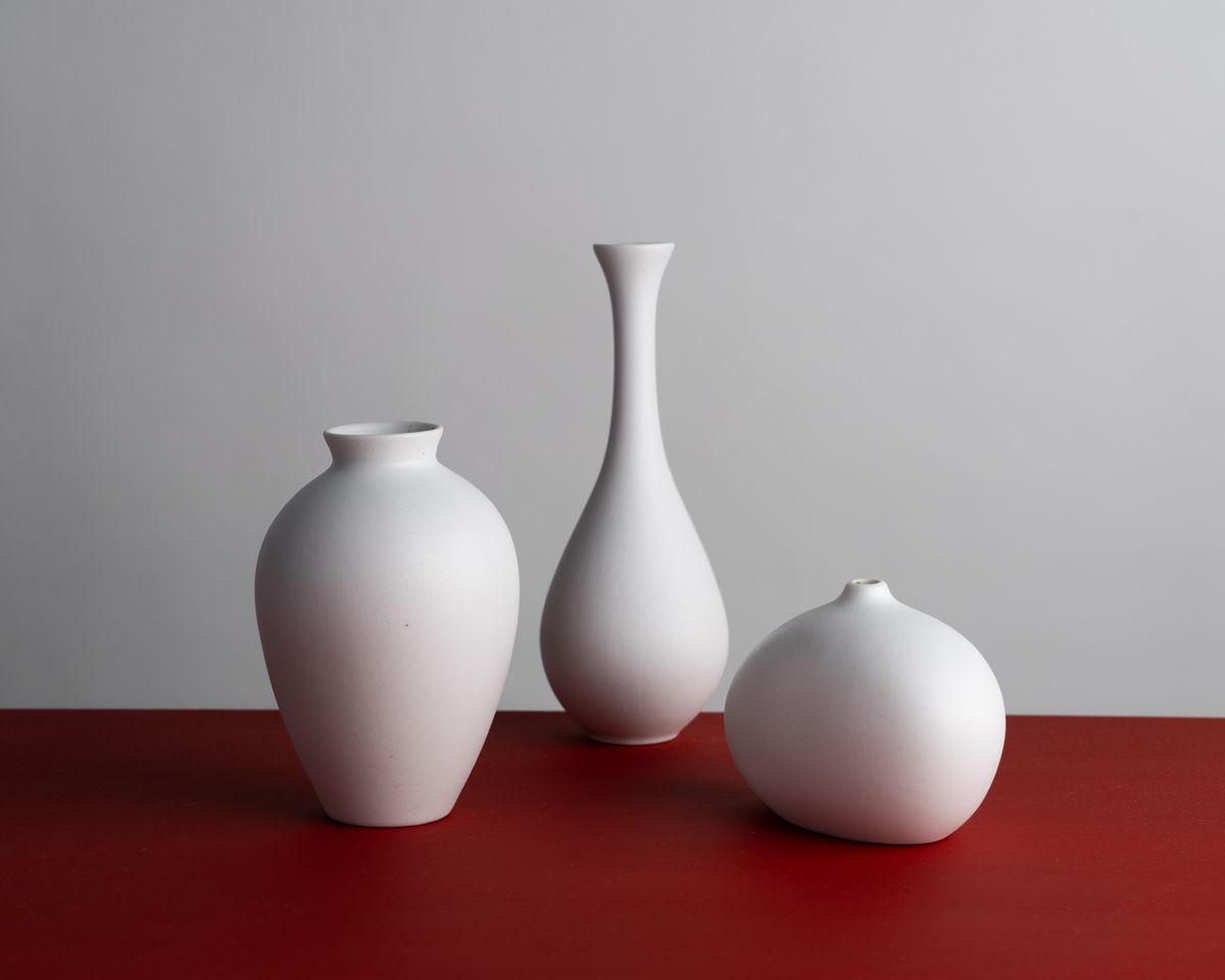 Trio Ceramic Vase Set