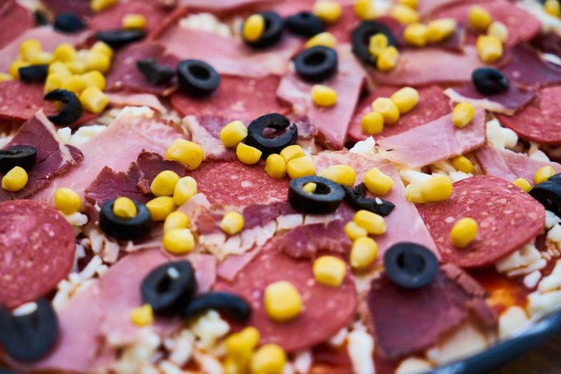 Borda de Bacon com Cheddar