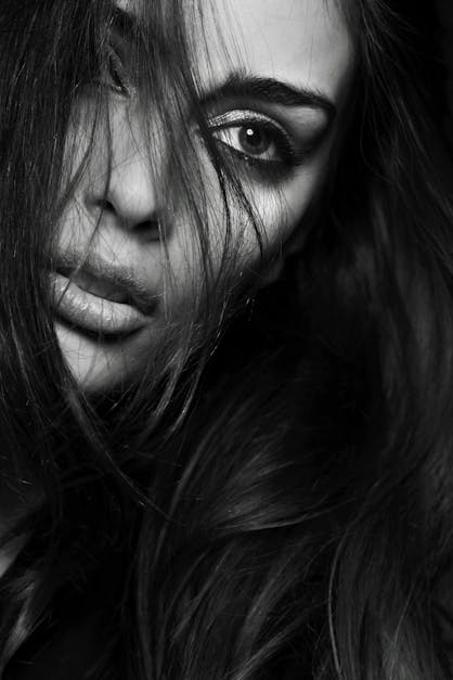 Grayscale Photography Of Woman · Free Stock Photo