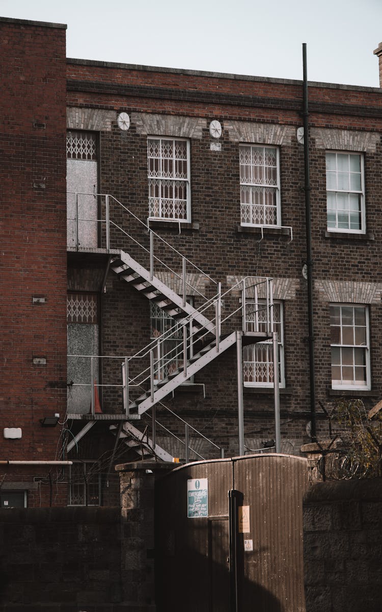 Outdoor Stairs Of Residential Building