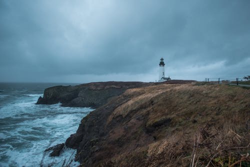 Lighthouse Tower at a Coastal Area