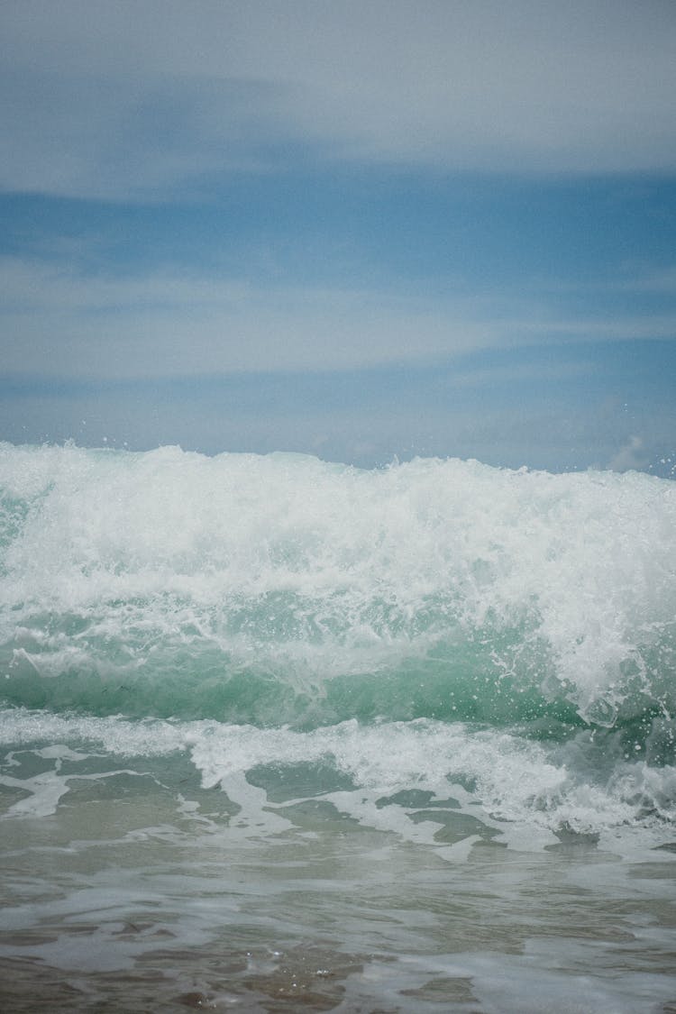 Wave Crashing On The Shore 