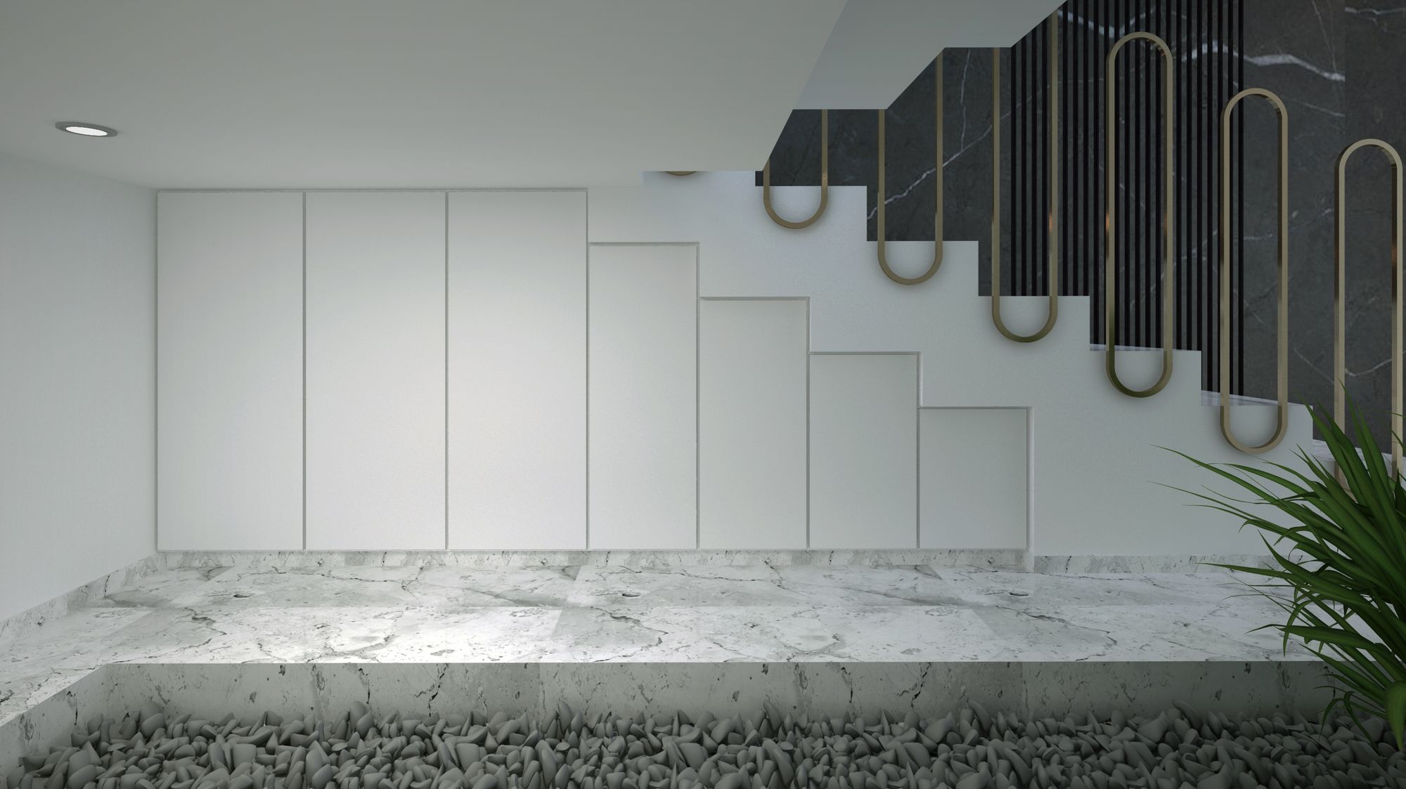Architectural staircase