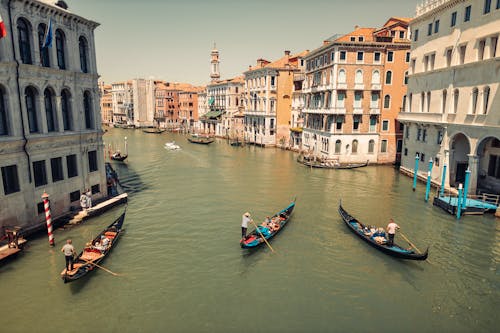 Fotobanka s bezplatnými fotkami na tému Benátky, betónové budovy, Canal Grande