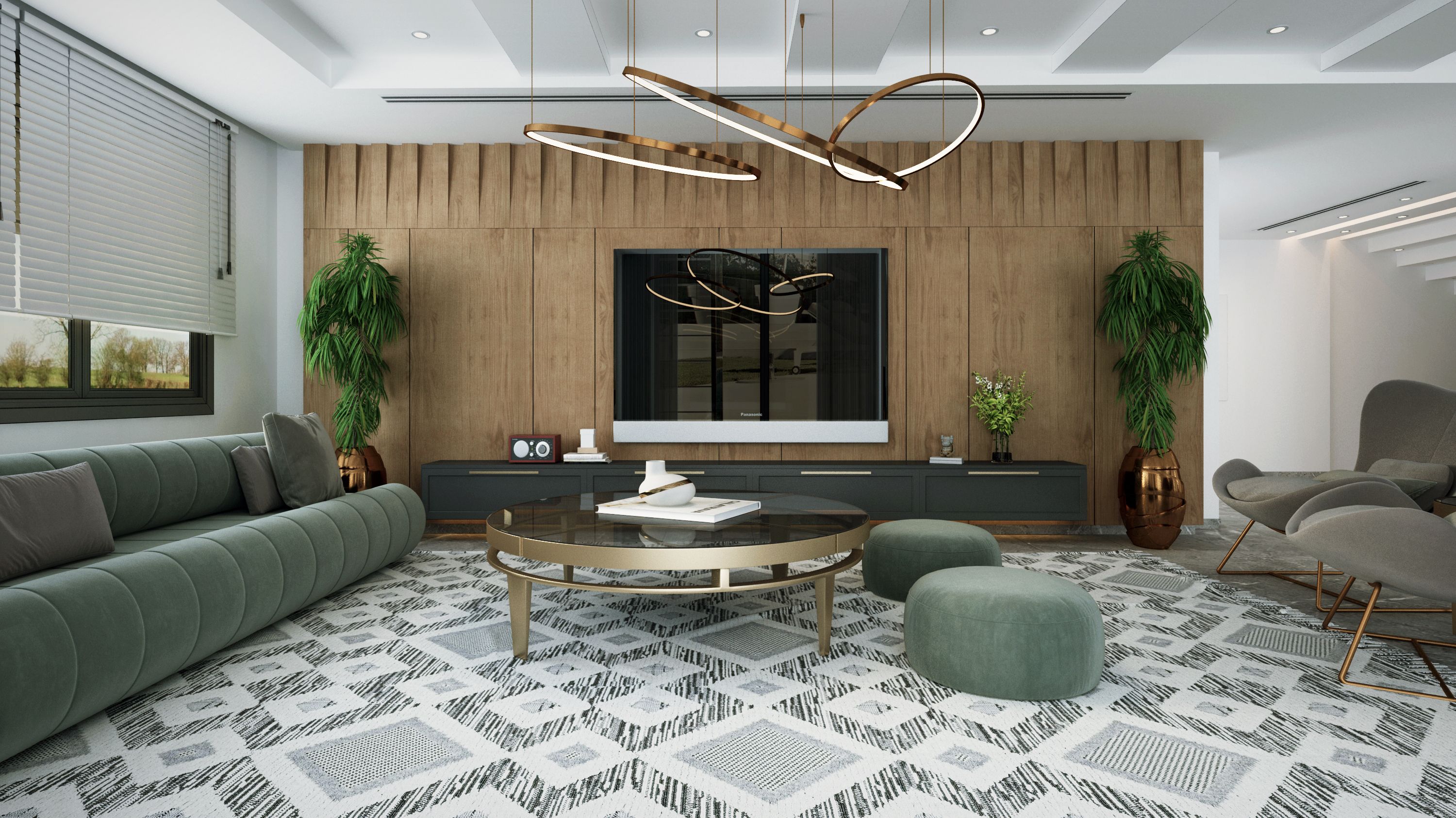 Brown and Beige Living Room Interior · Free Stock Photo
