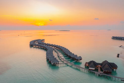 Hotel Along a Pier