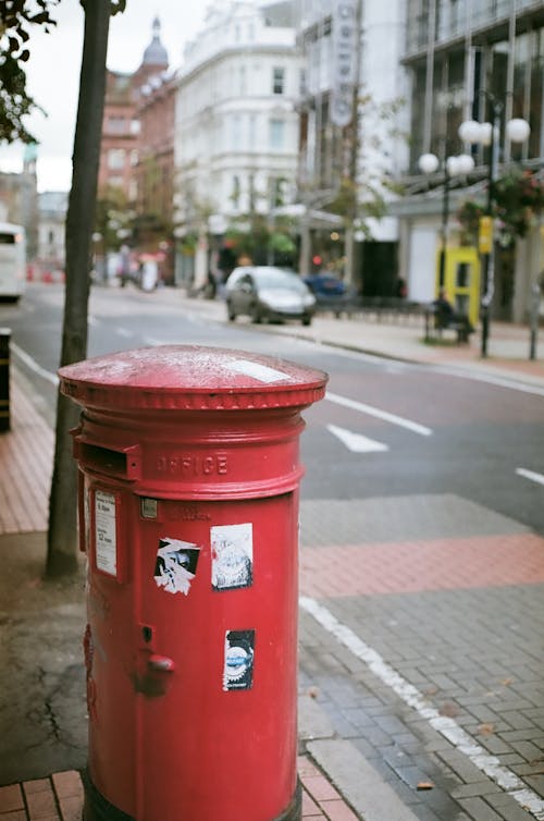 Kostnadsfri bild av brevlåda, gata, röd