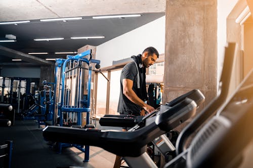 Man at Gym