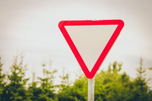 Close Up Shot of Road Sign