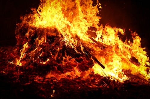 火堆, 火焰, 營火 的 免费素材图片