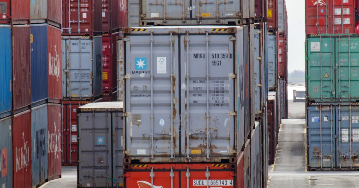 Stacks of Containers · Free Stock Photo