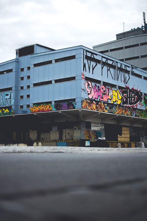 Building Covered With Graffiti