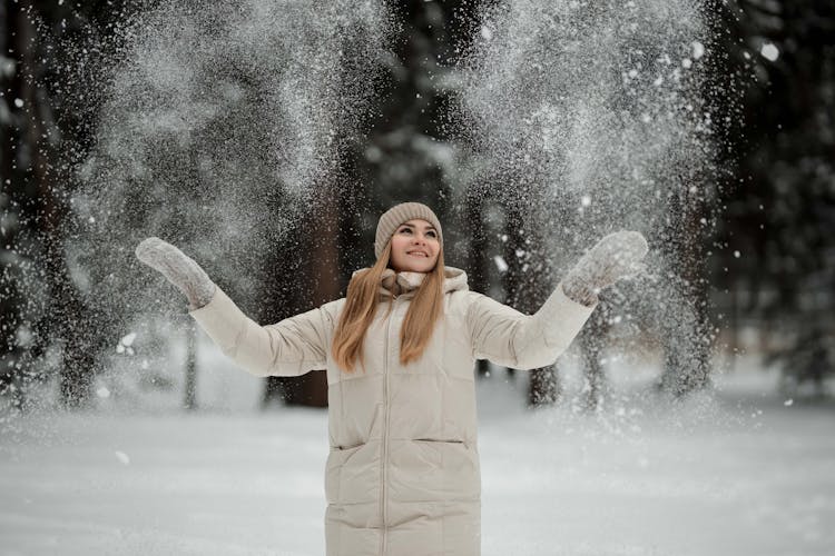 Portrait Of A Woman In Winter