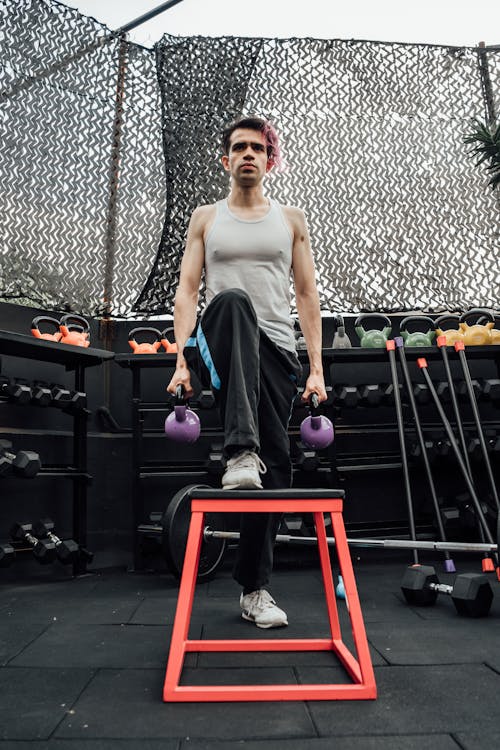 Free A Man Working Out  Stock Photo