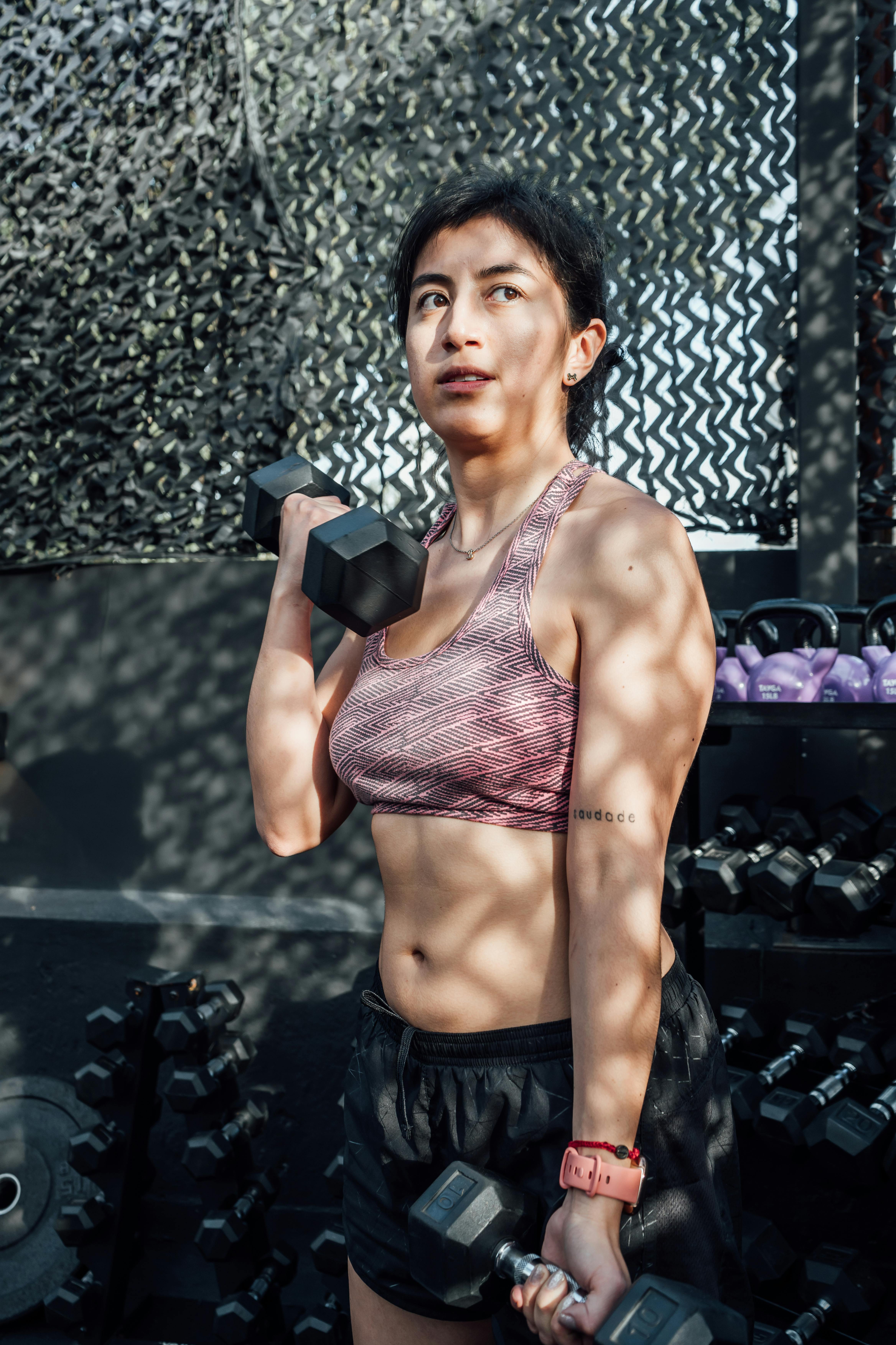 Athletic young woman doing stretching exercises - a Royalty Free Stock  Photo from Photocase