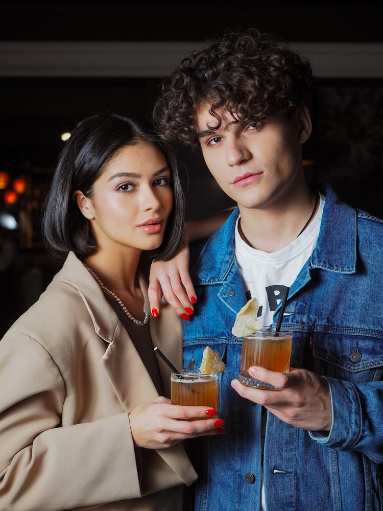 A Couple With Drinks