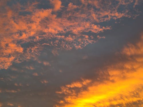 Foto profissional grátis de cair da noite, céu, Hora dourada