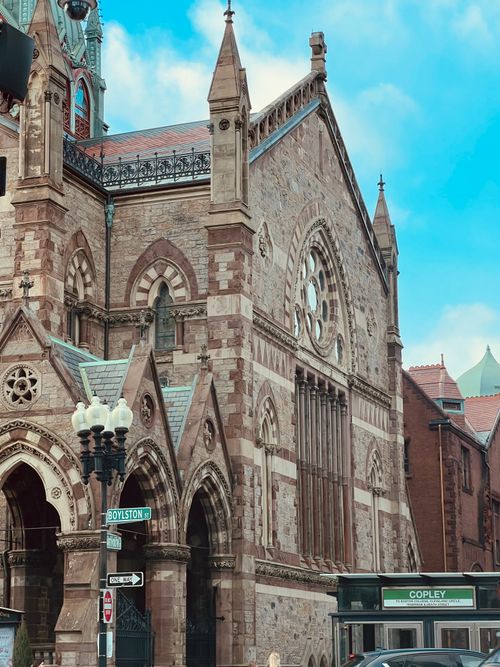 Free Stunning Gothic revival architecture of Old South Church in Boston, Massachusetts. Stock Photo