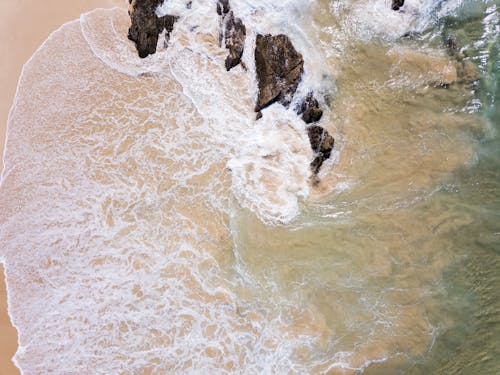 คลังภาพถ่ายฟรี ของ กลางแจ้ง, จากข้างบน, ทะเล