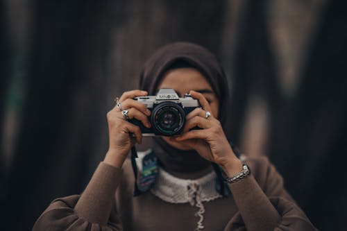 Free A Woman Taking a Picture  Stock Photo