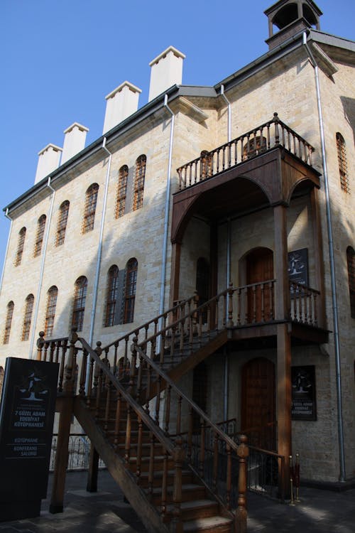 Outdoor Staircase and Building